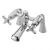 Tre Mercati Charleston Art Deco Pillar Bath Filler Tap - Chrome - 1403 -Bathroom Taps Shop 1403 PN