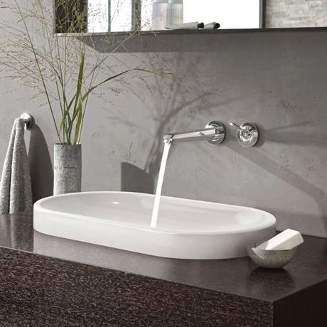 Grohe Eurodisc Joy Wall Mounted 2 Hole Basin Mixer - Chrome - 19968000 4 Grohe Eurodisc Joy Wall Mounted 2 Hole Basin Mixer - Chrome - 19968000 - Image 2