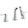 Grohe Grandera 3-Hole Basin Mixer with Pop-up Waste - Chrome - 20417000 1 Grohe Grandera 3-Hole Basin Mixer with Pop-up Waste - Chrome - 20417000 -Bathroom Taps Shop 20417000 P