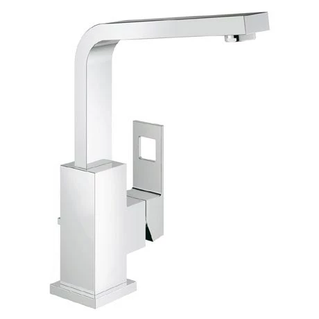 Grohe Eurocube High Spout Basin Mixer with Pop-up Waste - 23135000 3 Grohe Eurocube High Spout Basin Mixer with Pop-up Waste - 23135000