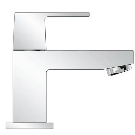 Grohe Eurocube Basin Pillar Tap - 23137000 4 Grohe Eurocube Basin Pillar Tap - 23137000 - Image 2