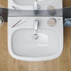 Grohe Eurosmart Mono Basin Mixer with Pop-up Waste - 23322001 -Bathroom Taps Shop 23322001 D5 460