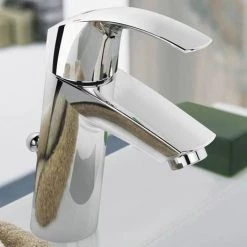 Grohe Eurosmart Mono Basin Mixer with Pop-up Waste - 2339310E -Bathroom Taps Shop 2339310E D2 460