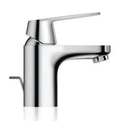 Grohe Eurosmart Cosmopolitan Mono Basin Mixer with Pop-up Waste - 3282500E -Bathroom Taps Shop 3282500E D4 460