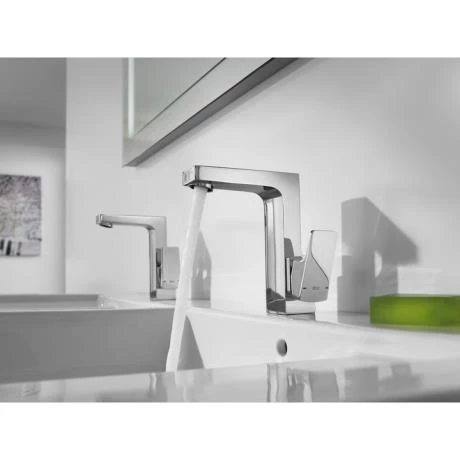 Roca L90 Chrome Side Lever Basin Mixer Tap with Pop-up Waste - 5A4001C00 4 Roca L90 Chrome Side Lever Basin Mixer Tap with Pop-up Waste - 5A4001C00 - Image 2
