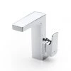 Roca L90 Chrome Side Lever Basin Mixer Tap with Pop-up Waste - 5A4001C00 -Bathroom Taps Shop 5A4001C00 P