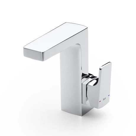 Roca L90 Chrome Side Lever Basin Mixer Tap with Pop-up Waste - 5A4001C00 3 Roca L90 Chrome Side Lever Basin Mixer Tap with Pop-up Waste - 5A4001C00