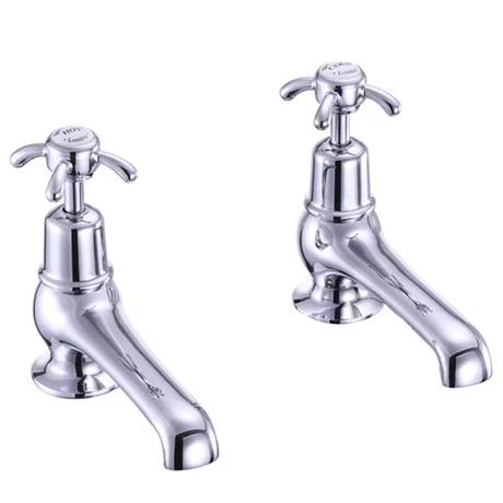 Burlington Anglesey - Chrome 5" Basin Taps - AN2 3 Burlington Anglesey - Chrome 5" Basin Taps - AN2