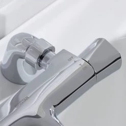 Bristan - Artisan Thermostatic Pillar Bath Filler - Chrome -Bathroom Taps Shop AR2 THBF C.ai3 460