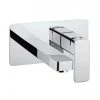Crosswater - Atoll Wall Mounted 2 Hole Set Basin Mixer - AT121WNC -Bathroom Taps Shop AT121WNC P