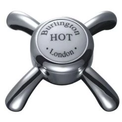 Burlington - Anglesey Regent 2 Tap Hole Bridge Curved Spout Basin Mixer (230mm centers) w Invisible Overflow 9 Burlington - Anglesey Regent 2 Tap Hole Bridge Curved Spout Basin Mixer (230mm centers) w Invisible Overflow -Bathroom Taps Shop Anglesey 375