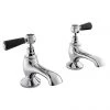Bayswater Black Lever Traditional Bath Taps 1 Bayswater Black Lever Traditional Bath Taps -Bathroom Taps Shop BAYT442 P