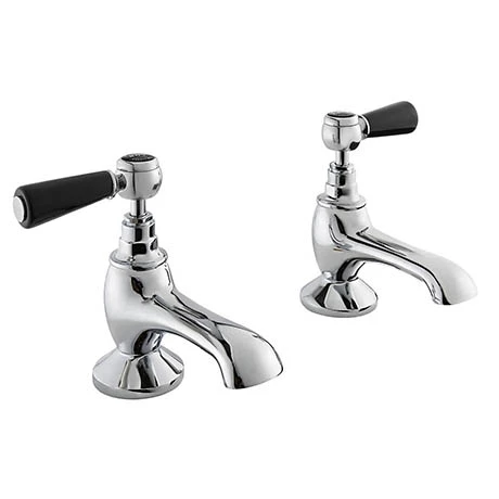 Bayswater Black Lever Traditional Bath Taps 3 Bayswater Black Lever Traditional Bath Taps