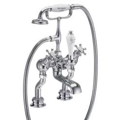 Burlington Birkenhead Regent - Deck Mounted Angled Bath/Shower Mixer - BIR19