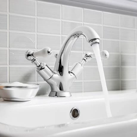 Crosswater Belgravia Lever Monobloc Basin Mixer Tap with Pop-up Waste - BL110DPC_LV 4 Crosswater Belgravia Lever Monobloc Basin Mixer Tap with Pop-up Waste - BL110DPC_LV - Image 2