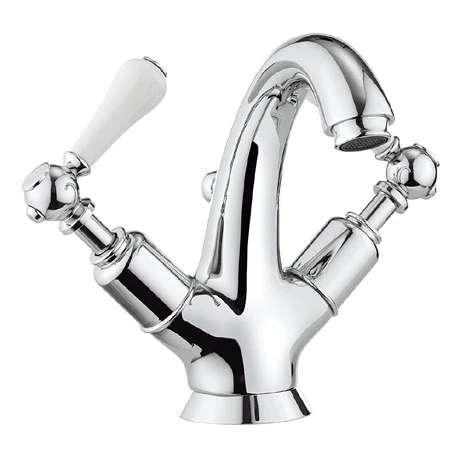 Crosswater - Belgravia Lever Highneck Monobloc Basin Mixer Tap with Pop-up Waste - BL112DPC_LV 3 Crosswater - Belgravia Lever Highneck Monobloc Basin Mixer Tap with Pop-up Waste - BL112DPC_LV