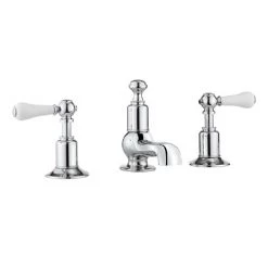 Crosswater Belgravia Lever 3 Tap Hole Basin Mixer - BL130DNC_LV
