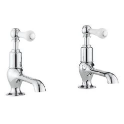 Crosswater - Belgravia Lever Long Nose Basin Taps - BL140DNC_LV