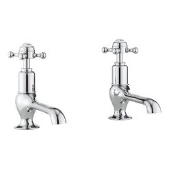 Crosswater - Belgravia Crosshead Long Nose Basin Taps - BL140DNC