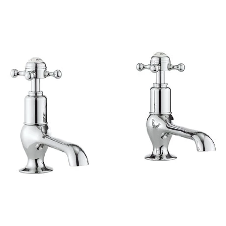 Crosswater - Belgravia Crosshead Long Nose Basin Taps - BL140DNC 3 Crosswater - Belgravia Crosshead Long Nose Basin Taps - BL140DNC