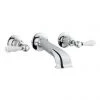 Crosswater - Belgravia Lever Wall Mounted Bath Spout with Stop Taps 1 Crosswater - Belgravia Lever Wall Mounted Bath Spout with Stop Taps -Bathroom Taps Shop BL350WC LV BL0370WC P