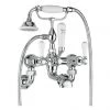 Crosswater - Belgravia Lever Wall Mounted Bath Shower Mixer -Bathroom Taps Shop BL422DC LV BL004WC P