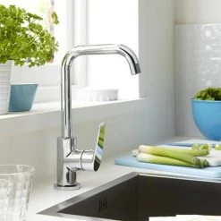 Bristan - Blueberry Easy Fit Monobloc Kitchen Sink Mixer - BLB-EFSNK-C -Bathroom Taps Shop BLB EFSNK C D1 460