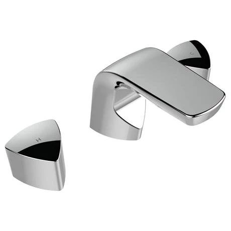 Bristan Bright 3 Hole Basin Mixer with Clicker Waste 7 Bristan Bright 3 Hole Basin Mixer with Clicker Waste - Image 5