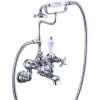 Burlington Anglesey Regent - Wall Mounted Bath/Shower Mixer - ANR17 -Bathroom Taps Shop BUR ANR17 S LARGE