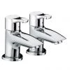 Bristan Capri Contemporary Bath Pillar Taps - Chrome - CAP-3/4-C -Bathroom Taps Shop Bristan Capri Bath Taps P