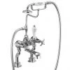 Burlington Anglesey Regent - Chrome Deck Mounted Bath/Shower Mixer - ANR15 -Bathroom Taps Shop Burlington Anglesey Regent Chrome Deck Mounted Bath Shower Mixer ANR15 p