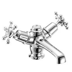 Burlington - Birkenhead Basin Mixer Tap with Ceramic Indice & Click Clack Waste - BI6 -Bathroom Taps Shop Burlington Birkenhead Basin Mixer with Ceramic Indice Click Clack Waste BI6 d2 460