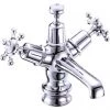 Burlington Birkenhead Regent - Basin Mixer Tap with "Click Clack" Waste - BIR6 -Bathroom Taps Shop Burlington Birkenhead Regent Basin Mixer with Click Clack Waste BIR6 Medium