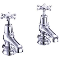 Burlington Birkenhead Regent - Chrome 3" Basin Taps - BIR1