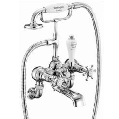 Burlington - Birkenhead Wall Mounted Bath/Shower Mixer - BI17 -Bathroom Taps Shop Burlington Birkenhead Wall Mounted Bath Shower Mixer BI17 d1 460