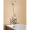 Burlington Anglesey Angled Bath Shower Mixer with Shower Hook - H228-AN -Bathroom Taps Shop Burlington Claremont Angled Bath Shower Mixer with Shower Hook H228 CL p 1