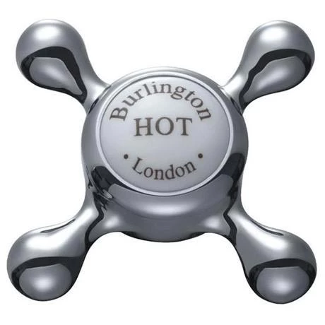 Burlington Claremont Angled Wall Mounted Bath Shower Mixer with Shower Hook - H335-CL 5 Burlington Claremont Angled Wall Mounted Bath Shower Mixer with Shower Hook - H335-CL - Image 3