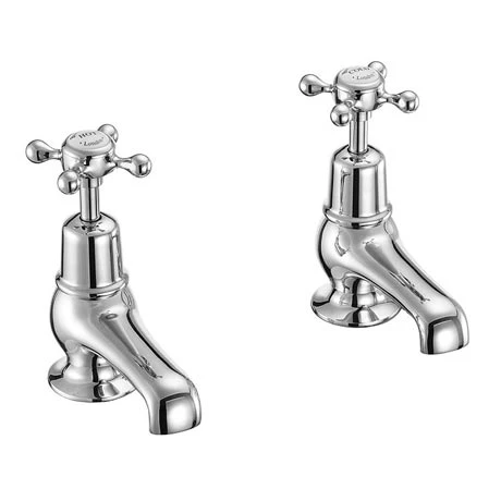 Burlington Claremont - Chrome 3" Basin Taps - CL1 3 Burlington Claremont - Chrome 3" Basin Taps - CL1