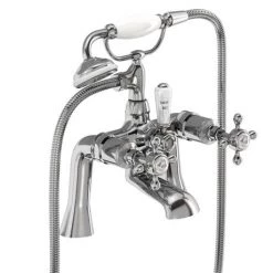 Burlington - Stafford Bath Deck Mounted Shower Mixer - STA14-QT
