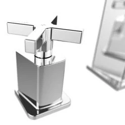 Bristan Cascade 3 Hole Basin Mixer with Clicker Waste -Bathroom Taps Shop CAS 3HBAS C D2 460