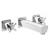 Bristan Cascade Wall Mounted Bath Filler 1 Bristan Cascade Wall Mounted Bath Filler -Bathroom Taps Shop CAS WMBF C PN