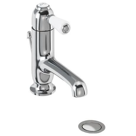 Burlington - Chelsea Straight Mono Basin Mixer Tap with Pop Up Waste - CH20 3 Burlington - Chelsea Straight Mono Basin Mixer Tap with Pop Up Waste - CH20