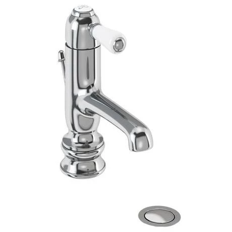 Burlington - Chelsea Regent Straight Mono Basin Mixer Tap with Pop Up Waste - CHR20 3 Burlington - Chelsea Regent Straight Mono Basin Mixer Tap with Pop Up Waste - CHR20