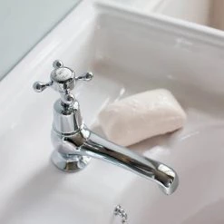 Burlington Claremont - Chrome 5" Basin Taps - CL2 9 Burlington Claremont - Chrome 5" Basin Taps - CL2 -Bathroom Taps Shop CL2 D3 460