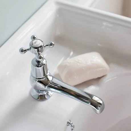 Burlington Claremont - Chrome 5" Basin Taps - CL2 6 Burlington Claremont - Chrome 5" Basin Taps - CL2 - Image 4