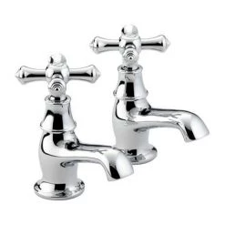 Bristan - Colonial Basin Taps - Chrome Plated - K-1/2-C