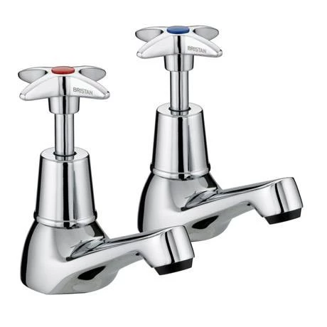 Bristan - Design Utility Crosshead Bath Taps - Chrome - VAX-3/4-C 3 Bristan - Design Utility Crosshead Bath Taps - Chrome - VAX-3/4-C