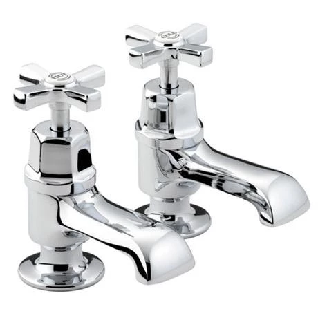 Bristan Art Deco Traditional Bath Taps - Chrome - D-3/4-C-CD 3 Bristan Art Deco Traditional Bath Taps - Chrome - D-3/4-C-CD