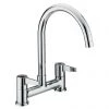 Bristan - Design Utility Lever Deck Kitchen Sink Mixer - DUL-DSM-C -Bathroom Taps Shop DUL DSM C P