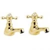 Deva Tudor Basin Taps - Gold - TUD01/501 1 Deva Tudor Basin Taps - Gold - TUD01/501 -Bathroom Taps Shop Deva Tudor Basin Taps Gold TUD01 501 Medium